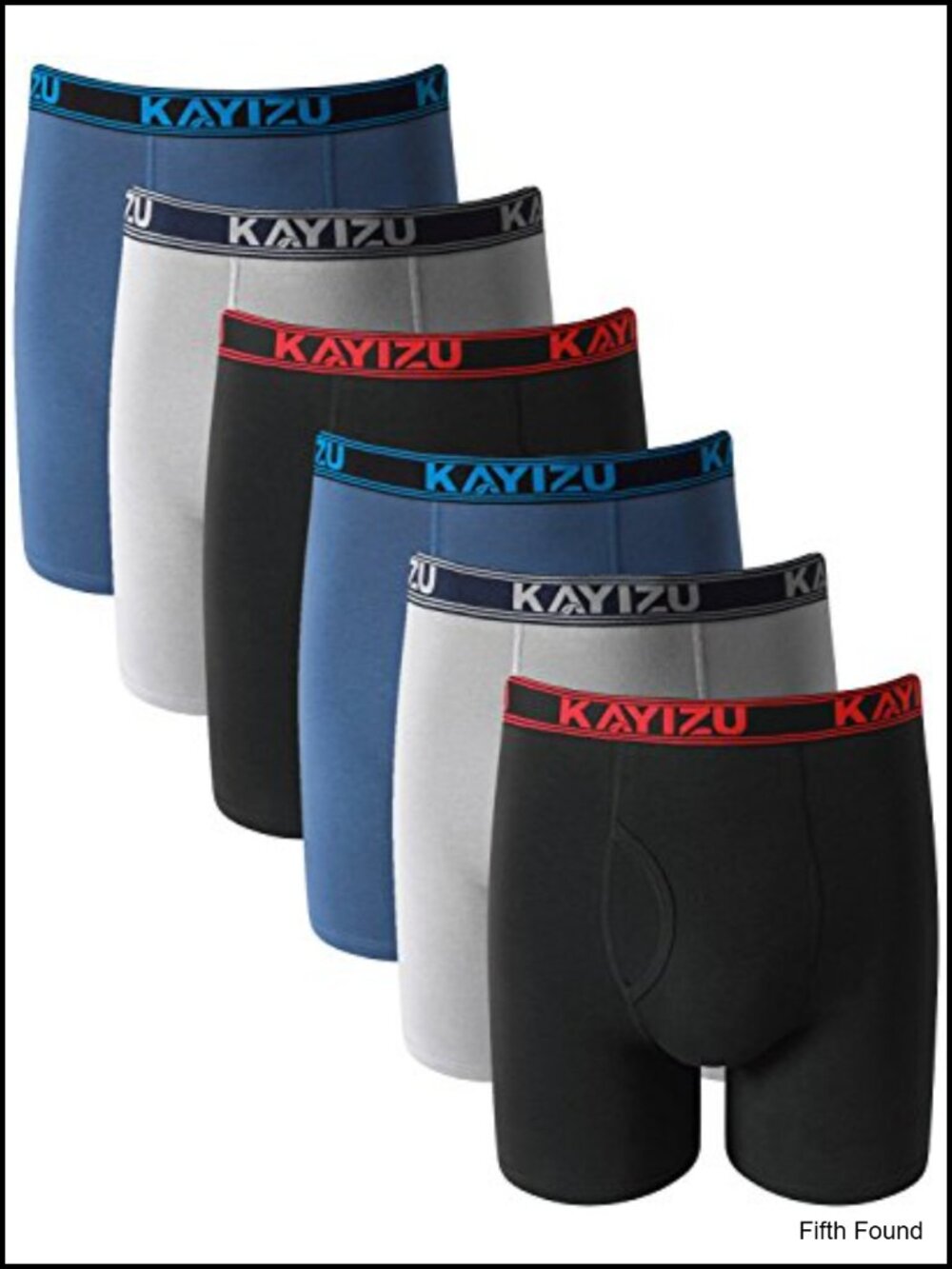 Men's Ultra Soft Boxer Briefs 6-Pack Breathable Cotton Mid Rise